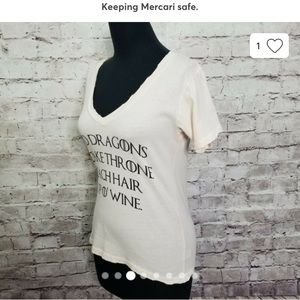 EUC Wildfox GOT T-shirt size large